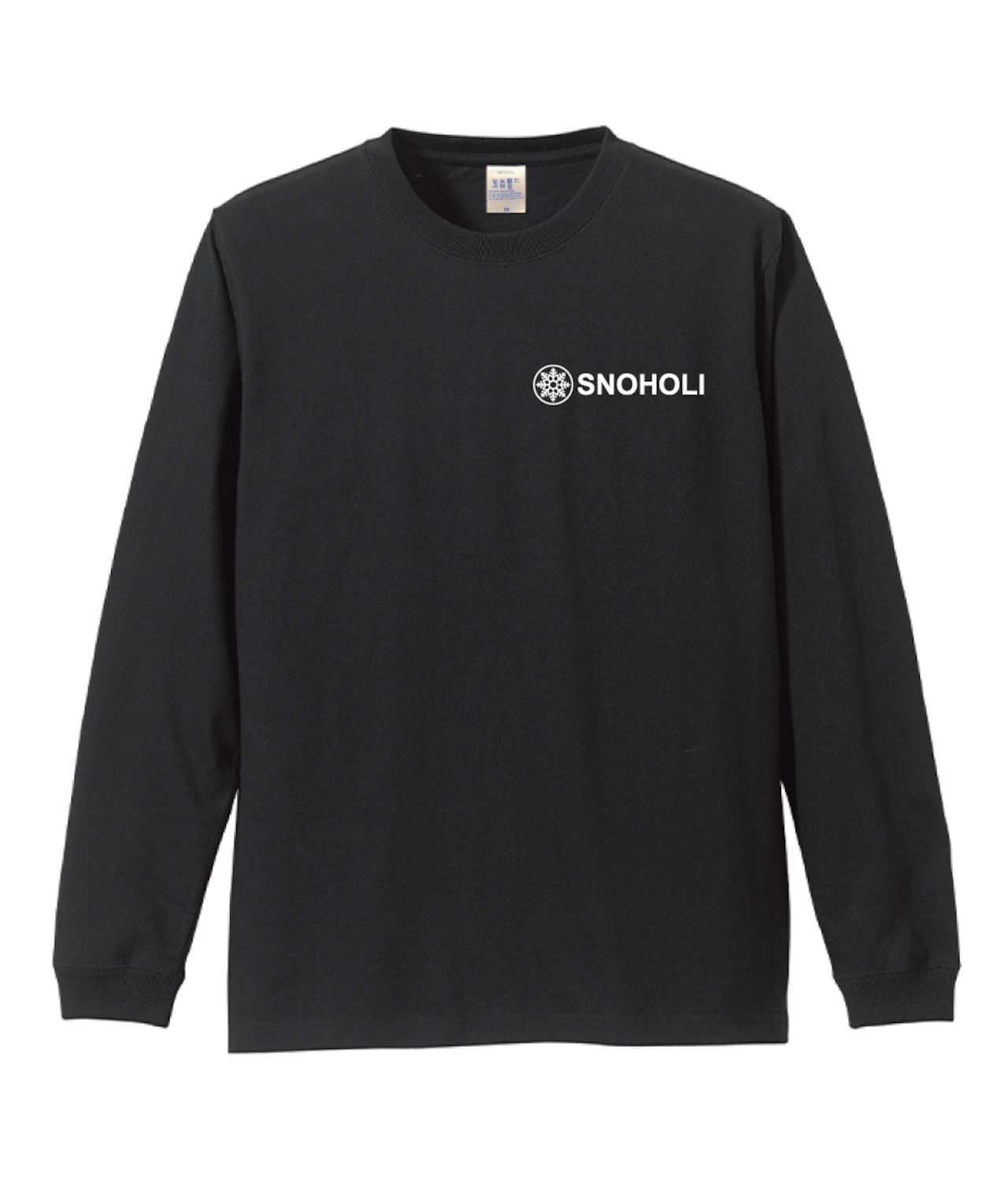 SNOHOLI ロングスリーブシャツ　ブラック